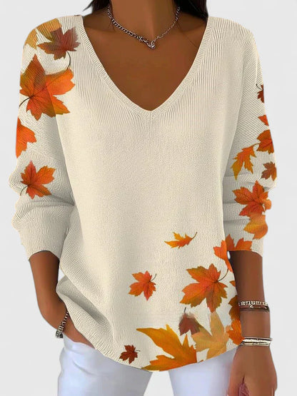 Sera | Elegant V-Neck Sweater